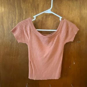 Pink crop top